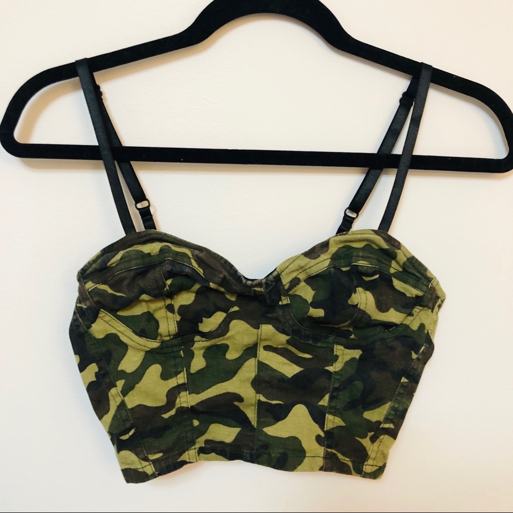 Camo Corset Bralette